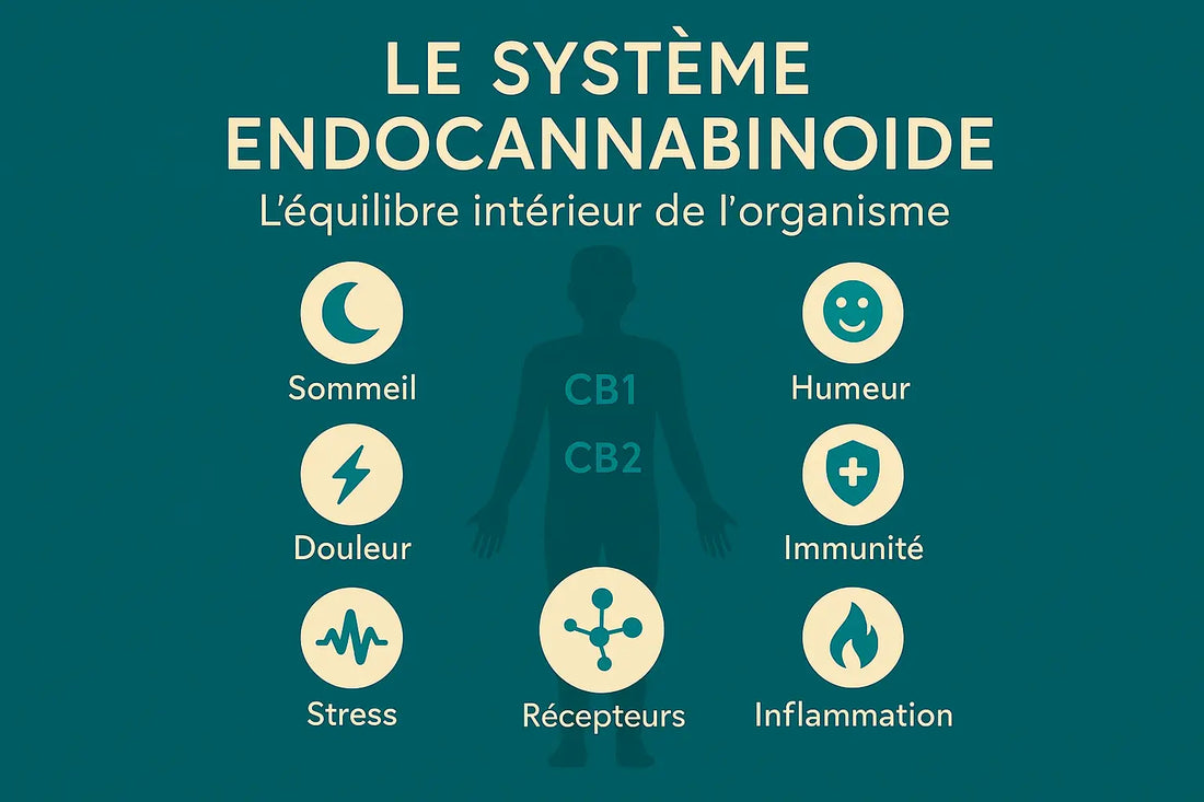 Système endocannabinoïde (SEC) : fonctionnement, récepteurs CB1-CB2 et lien avec le CBD