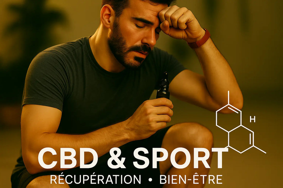 Image homme sportif consommant du cbd